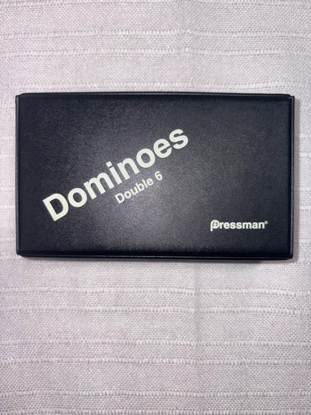 Pressman Dominoes Double 6 Jumbo Color Dot Game Set Case